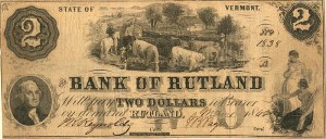 Bank of Rutland - SOLD